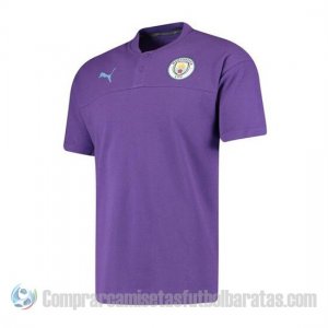 Camiseta Polo del Manchester City 19-20 Purpura