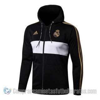 Chaqueta con Capucha del Real Madrid 19-20 Negro Chaqueta con Capucha del Real Madrid 19-20 Negro