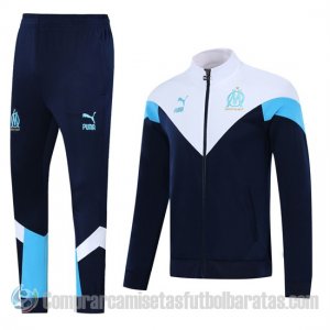 Chandal de Chaqueta del Olympique Marsella 20-21 Azul