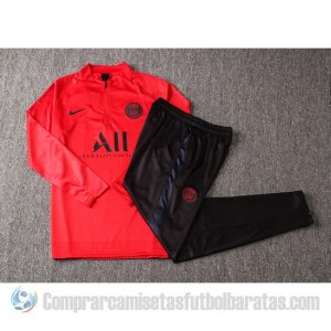 Chandal del Paris Saint-Germain 2019-20 Rojo