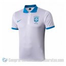 Camiseta Polo del Brasil 19-20 Blanco