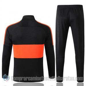 Chandal del Chelsea 19-20 Negro y Naranja