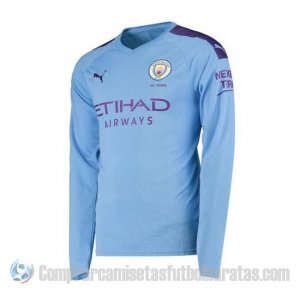 Camiseta Manchester City Primera Manga Larga 19-20