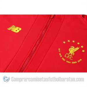 Chandal del Liverpool UCL 19-20 Rojo