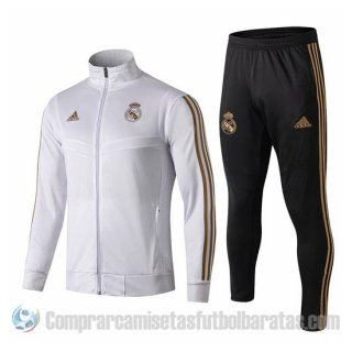 Chandal del Real Madrid Nino 2019-2020 Blanco y Oro