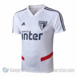 Camiseta de Entrenamiento Sao Paulo 19-20 Blanco
