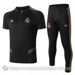 Chandal del Real Madrid Manga Corta 19-20 Negro