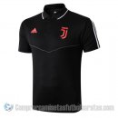 Camiseta Polo del Juventus 19-20 Negro y Blanco