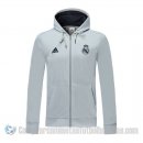 Chaqueta con Capucha del Real Madrid 19-20 Gris