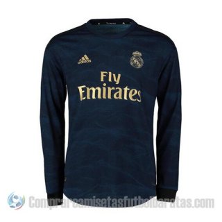 Camiseta Real Madrid Segunda Manga Larga 19-20 Camiseta Real Madrid Segunda Manga Larga 19-20