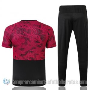 Chandal del AC Milan Manga Corta 19-20 Negro