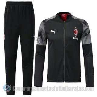 Chandal del AC Milan N98 19-20 Negro Chandal del AC Milan N98 19-20 Negro