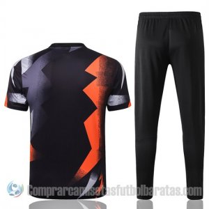 Chandal del Paris Saint-Germain Jordan Manga Corta 19-20 Negro