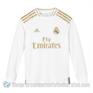 Camiseta Real Madrid Primera Manga Larga Nino 19-20