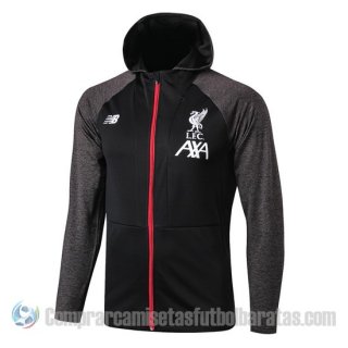 Chaqueta con Capucha del Liverpool 19-20 Negro Chaqueta con Capucha del Liverpool 19-20 Negro