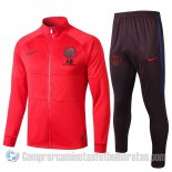 Chandal del Paris Saint-Germain 19-20 Rojo