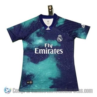 Camiseta Real Madrid EA Sports 2018-19 Azul Camiseta Real Madrid EA Sports 2018-19 Azul