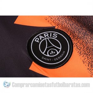 Chandal del Paris Saint-Germain Jordan Manga Corta 19-20 Negro