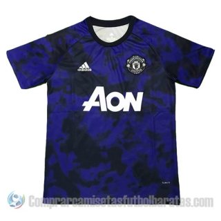 Camiseta de Entrenamiento Manchester United 19-20 Azul Camiseta de Entrenamiento Manchester United 19-20 Azul