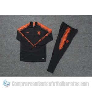 Chandal del Paises Bajos 19-20 Negro