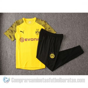 Chandal del Manchester City Manga Corta 19-20 Amarillo