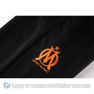 Chandal con Capucha del Olympique Marsella 19-20 Negro