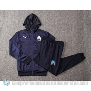 Chandal con Capucha del Olympique Marsella 19-20 Azul