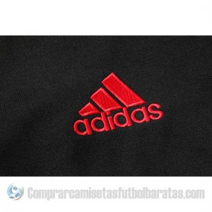 Chaqueta con Capucha del Manchester United 19-20 Negro