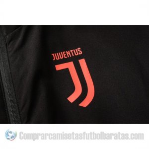 Chaqueta con Capucha del Juventus 19-20 Negro