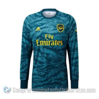 Camiseta Arsenal Portero Manga Larga 19-20 Verde Camiseta Arsenal Portero Manga Larga 19-20 Verde
