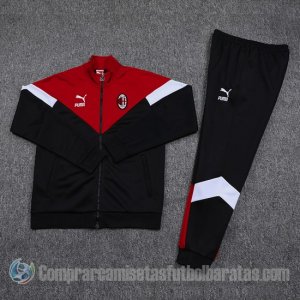 Chandal del AC Milan 20-21 Negro y Rojo