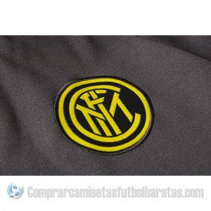 Chandal con Capucha del Inter Milan 19-20 Gris