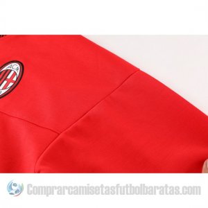 Chandal con Capucha del AC Milan 19-20 Rojo