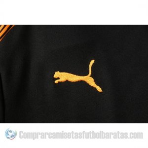 Chandal del Olympique Marsella Manga Corta 19-20 Negro