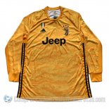Camiseta Juventus Portero Manga Larga 19-20 Amarillo
