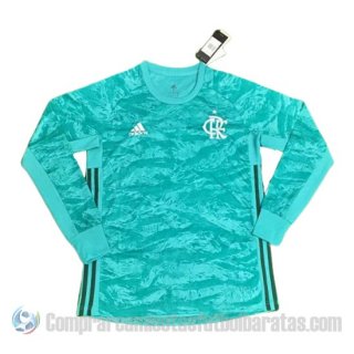 Camiseta Flamengo Portero Manga Larga 19-20 Verde Camiseta Flamengo Portero Manga Larga 19-20 Verde