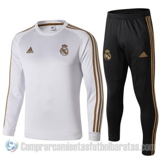 Chandal del Real Madrid 2019-20 Blanco y Oro Chandal del Real Madrid 2019-20 Blanco y Oro