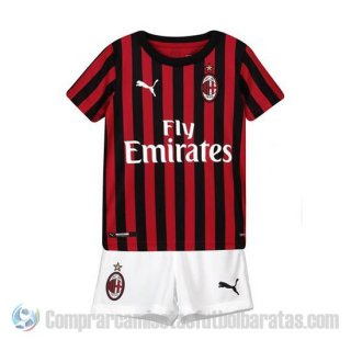 Camiseta AC Milan Primera Nino 19-20 Camiseta AC Milan Primera Nino 19-20