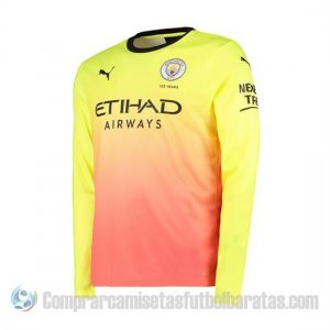 Camiseta Manchester City Tercera Manga Larga 19-20