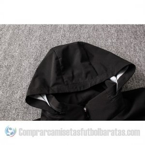 Chaqueta con Capucha del Manchester United 19-20 Negro