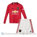 Camiseta Manchester United Primera Manga Larga Nino 19-20