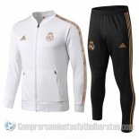 Chandal del Real Madrid 19-20 Blanco y Oro