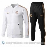 Chandal del Real Madrid 19-20 Blanco y Oro