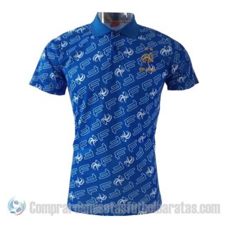 Camiseta Polo del Francia 2 Stars 2019 Azul Camiseta Polo del Francia 2 Stars 2019 Azul